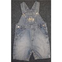 C&A Baby Club 6-9 Months Blue Dungarees