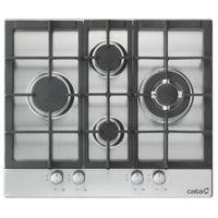 cata ghd60ss 4 burner cast iron stainless steel gas gas hob