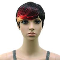 Capless Synthetic Muti Color High Temprature Fiber Woman Hair Wig