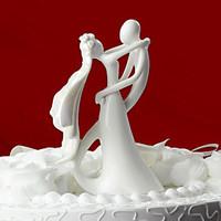 Cake Topper Classic Couple Ceramic Wedding / Bridal Shower White Classic Theme Gift Box