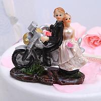 cake topper vehicle classic couple resin wedding bridal shower white b ...