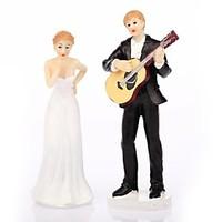 Cake Topper Non-personalized Classic Couple Resin Wedding White / Black Classic Theme Gift Box
