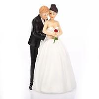 Cake Topper Non-personalized Classic Couple Resin Wedding White / Black Classic Theme Gift Box