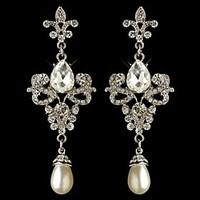 Carbonneau Gorgeous Vintage Chandelier Wedding Earrings For Women