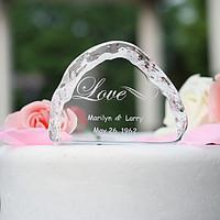 Cake Topper Crystal Garden Theme