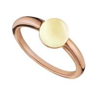 Candy Rocks 9ct rose gold lemon quartz ring