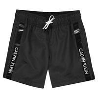 calvin klein logo tape swim shorts