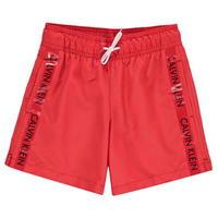 calvin klein logo tape swim shorts