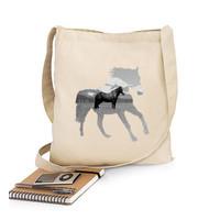 calm horse - cloth shoulder bag