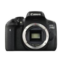 canon eos 750d dslr camera body only black