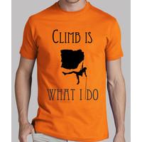 camisetah orange climbiswhatido