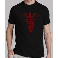 caduceus symbol - blood edition