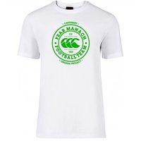Canterbury County Fermanagh Football Seal Tee - Youth - White/Green