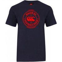 canterbury county mayo football seal tee youth navyred