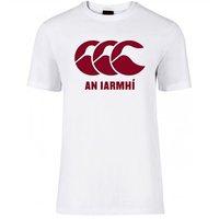 Canterbury County Westmeath Motif Tee - Youth - White/Maroon