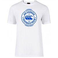 Canterbury County Cavan Football Seal Tee - Youth - White/Blue