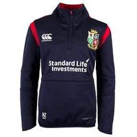 Canterbury British and Irish Lions Rugby Thermal Layer 1/4 Zip Fleece - Youth - Peacoat