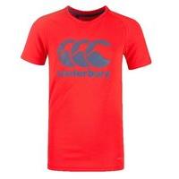 Canterbury Vapodri Polo Logo Tee - Boys - Firecracker