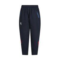 canterbury vaposhield woven track pant youth sky captainfiery red