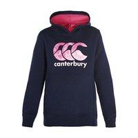 Canterbury Princess Seam Hoodie - Girls - Navy/Beetroot/Cotton