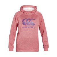 Canterbury Poly Fleece Over The Head Hoodie - Girls - Azalea Marl