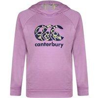 canterbury poly fleece hoodie girls violetmarl