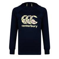 canterbury girls poly fleece oh hoody peacoat