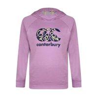 canterbury girls poly fleece oh hoody violet marl