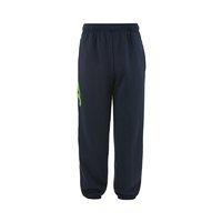 Canterbury Boys Fleece Cuffed Pants SS16 - Navy/Electric Green