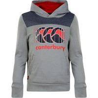 canterbury fleece oh boys hoody sleet marl