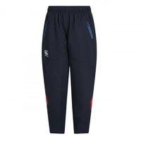 Canterbury Vaposhield Woven Boys Track Pants - Sky Captain / Fiery Red