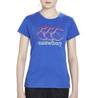 Canterbury CCC Graphic Girls Tee - Dazzling Blue