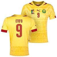 Cameroon Away Shirt 2013/14 with Eto\'o 9 printing