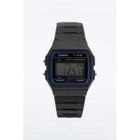 Casio Casual Black Digital Watch, BLACK