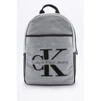 calvin klein re issue 20 grey neoprene backpack grey