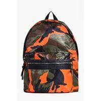 Camo Backpack - orange