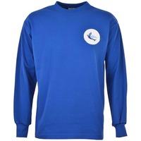 cardiff city 1960s retro football shirt