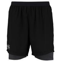 Canterbury 2 In 1 Run Shorts Bla...