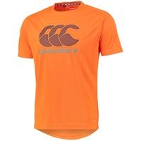 Canterbury VapoDri Poly Large Logo T-Shirt Orange