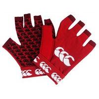 canterbury pro grip mit rugby gloves youth scarlet