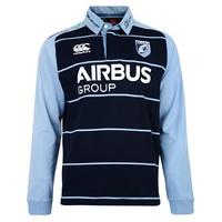 Cardiff Blues Home Classic Long Sleeve Shirt 2015/16 Navy