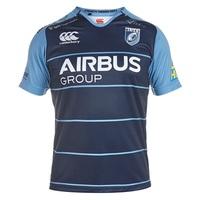 cardiff blues home pro shirt 201516 navy