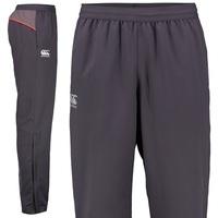 canterbury vaposhield woven track pant dk grey