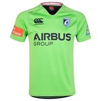 cardiff blues cardiff blues third pro ss rugby shirt 1415 green