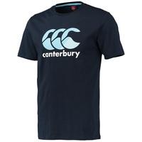 Canterbury Stripe Logo T-Shirt Navy