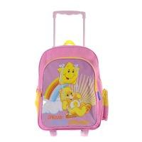 care bears childrens trolley backpack 46 cm 12 liters pink