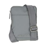 calvin klein jeans metro mini flat crossover mens pouch in grey