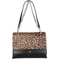 cavalli class c00pw16c06l2d14 brown beige womens bag in black