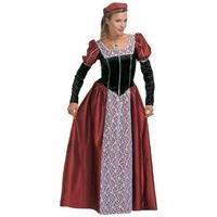 Castle Beauty Costume (xxl) (dress Headpiece With Veil)