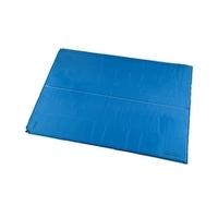 Camper Double 25 Self Inflating Mat With Pillow - Blue Charcoal